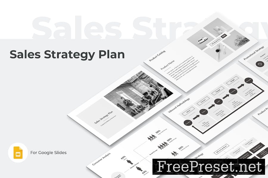 Sales Strategy Plan Google Slides NGHB3QX