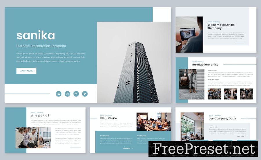 Sanika - Business Google Slides Template TUFC6LW