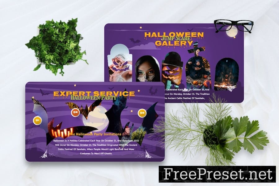 Sapeky - Halloween Googleslide Template 8FCWPVC