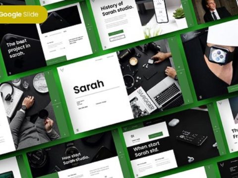 Sarah - Business Google Slide Template EH7HRY6