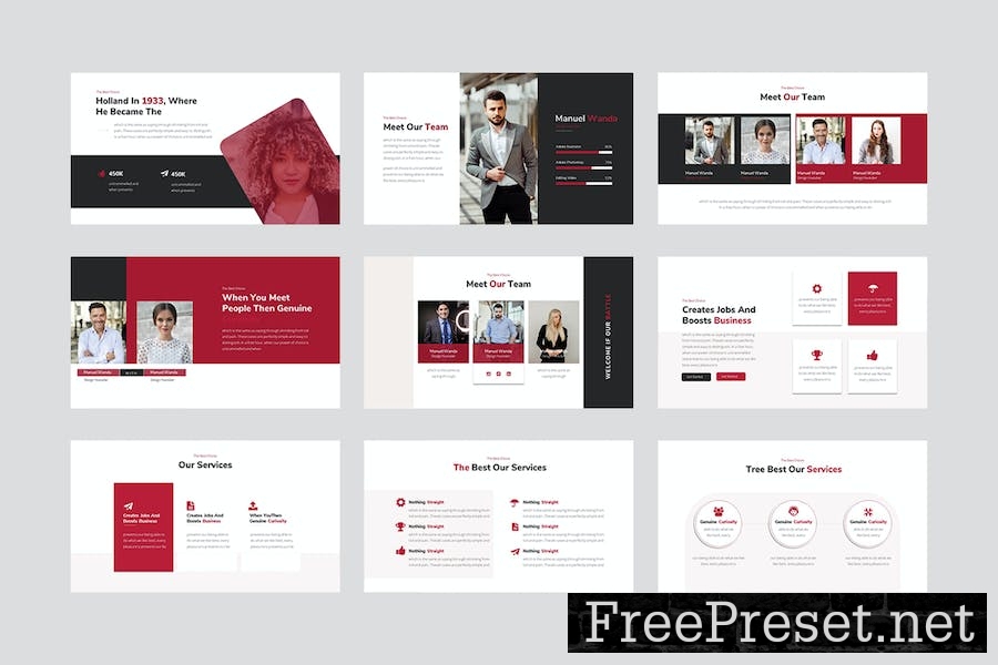 Secrone - Business Google Slide Template BHD5HTF