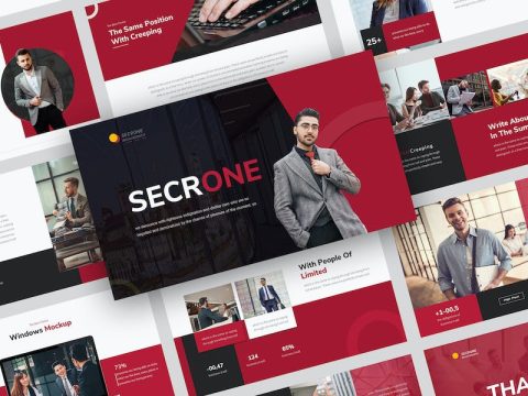 Secrone - Business Google Slide Template BHD5HTF