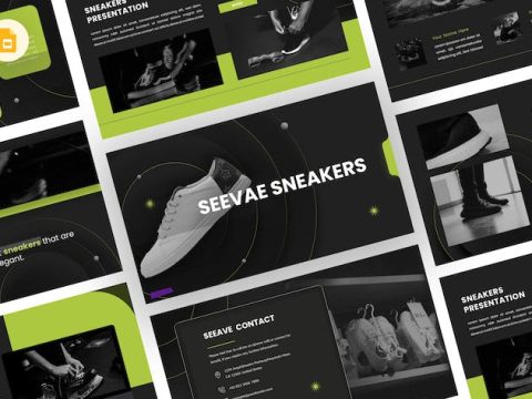 Seeave - Sneakers Google Slides Template