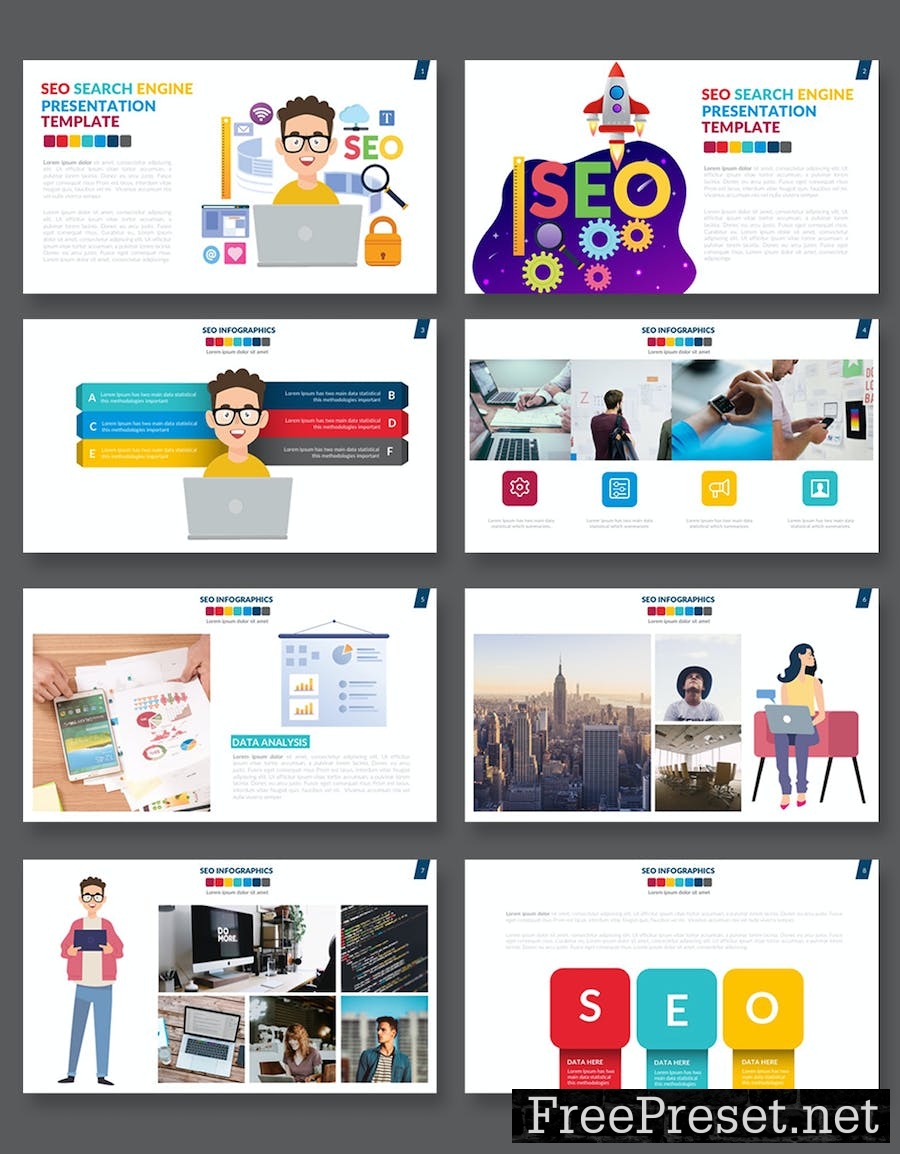 SEO Infographic Google Slides