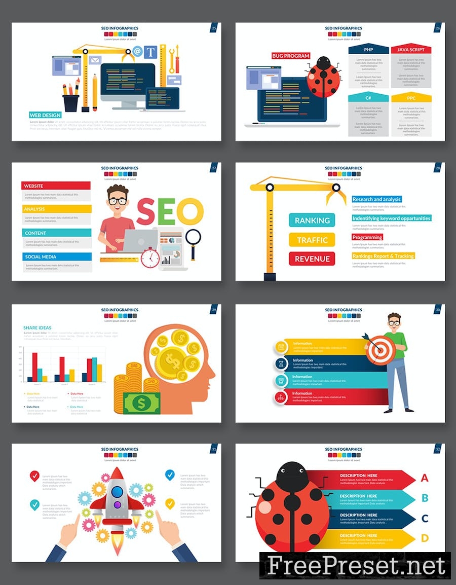 SEO Infographic Google Slides