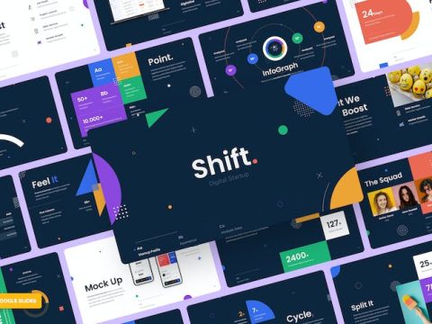 Shift - Digital StartUp Google Slides 9JQ5GR8