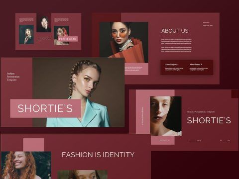 Shortie's - Fashion Google Slide Template MG4G25Z