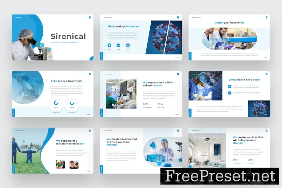 Sirenical - Medical Google Slides Template YK9QYAX