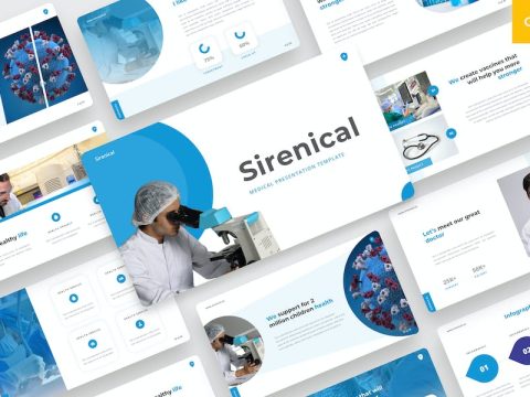 Sirenical - Medical Google Slides Template YK9QYAX