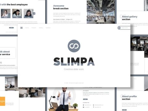 Slimpa - Business Google Slides Template LH8YHW9