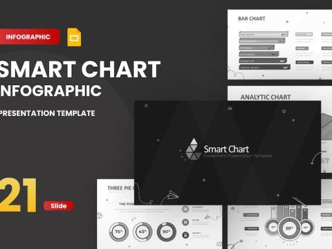 Smart Chart Doodle Google Slides Template B3RN7PX