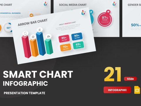 Smart Chart Neumorph Google Slides Template L23ZJYK