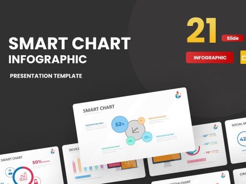 Smart Chart Outline Google Slides Template H6BDLGT