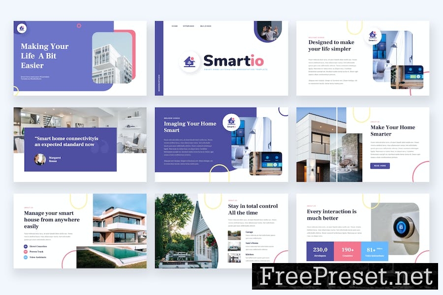 Smartio - Smart Home Automation Keynote Template HXXMJCF