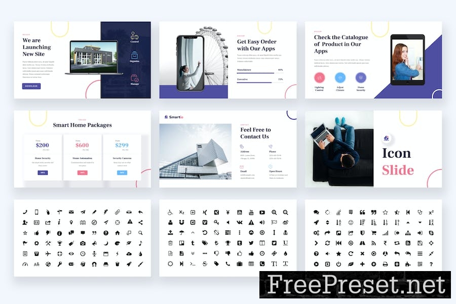 Smartio - Smart Home Automation Keynote Template HXXMJCF