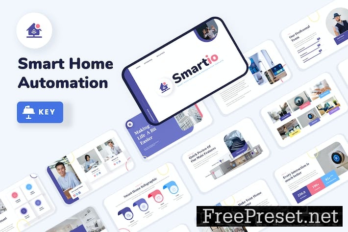 Smartio - Smart Home Automation Keynote Template HXXMJCF