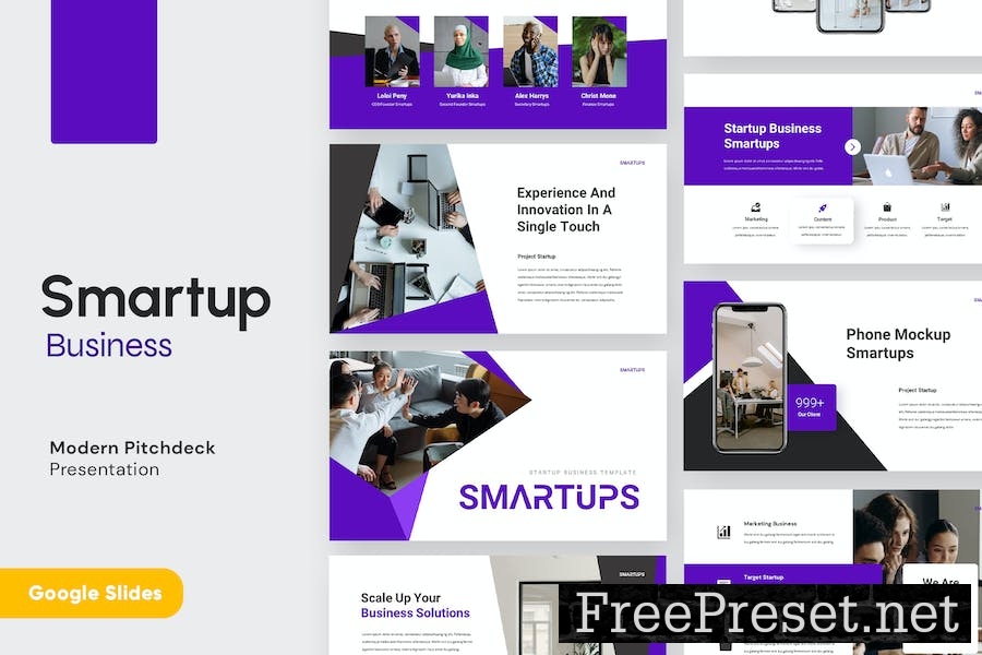 SMARTUPS - Business Marketing Google Slides S7M2YCX