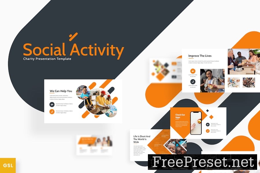 Social Activity - Google Slides Template 5U3TMJT