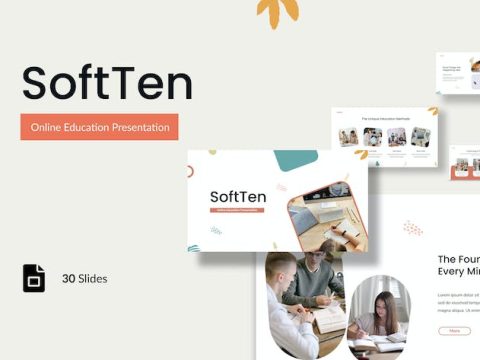 Soften - Online Education Google Slides 2R57XG5