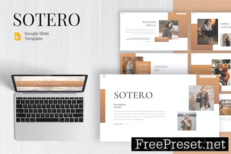 Sotero - Google Slide Template DVV97LJ