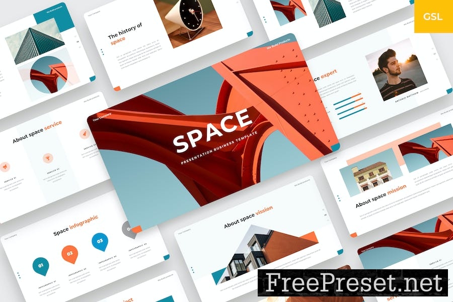 Space - Business Google Slides Template