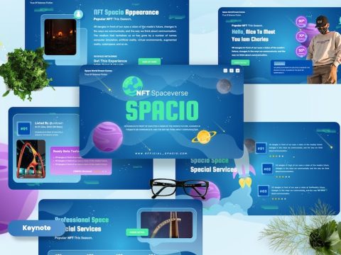 Spacio - NFT Spaces Keynote Templates 5GF9C4C