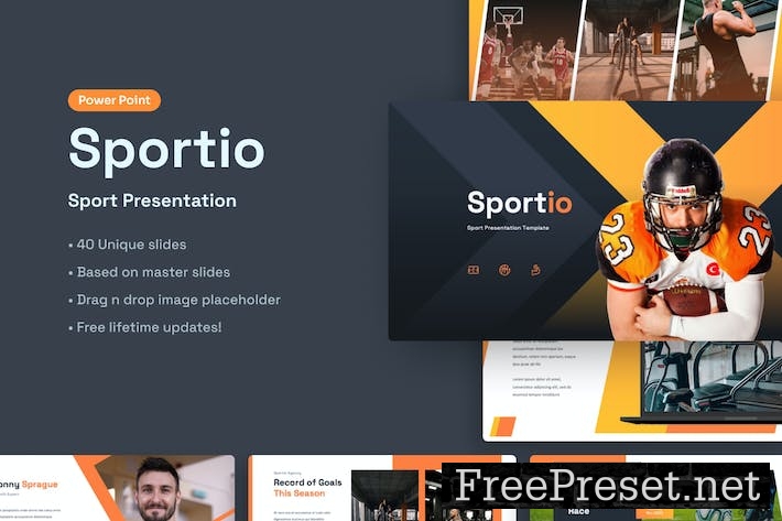 Sportio - Sport PowerPoint Presentation HHVRDBW