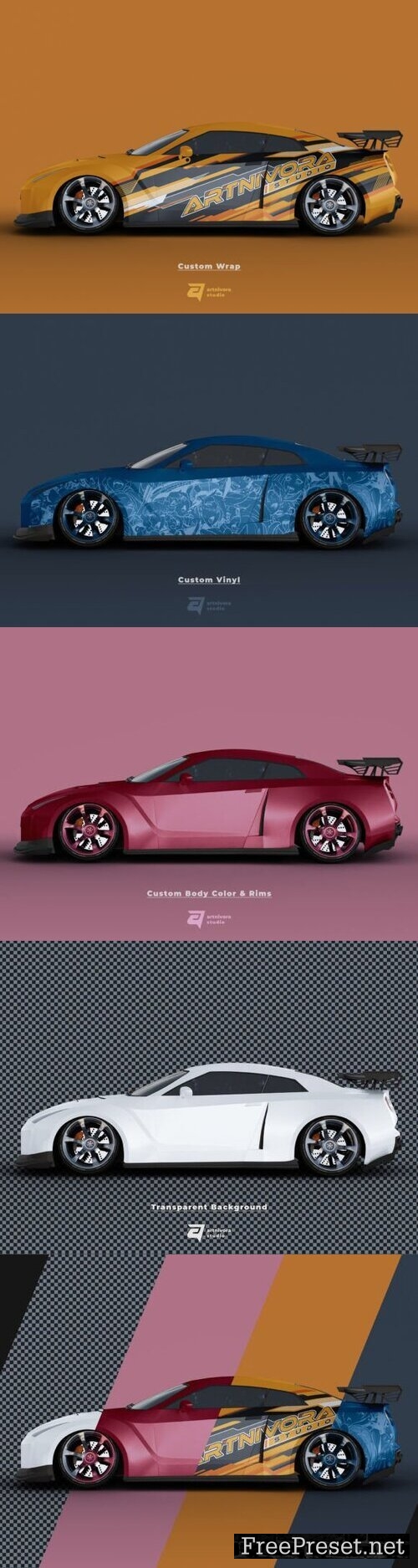 Sports Car Mockup