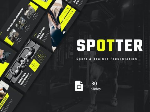 Spotter - Sport & Trainer Google Slides UYKA8A2