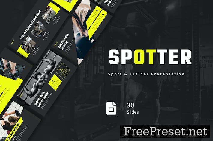 Spotter - Sport & Trainer Google Slides UYKA8A2