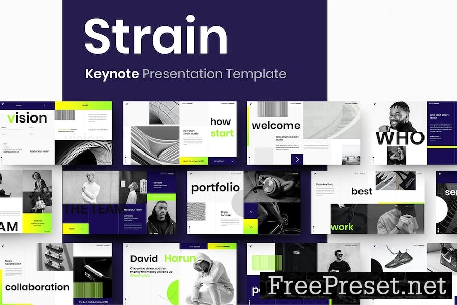 Strain – Business Keynote Template 6CP3PDY