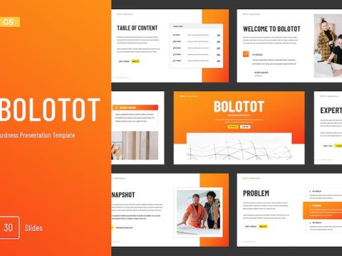 Strategy Business Gradient Orange 002