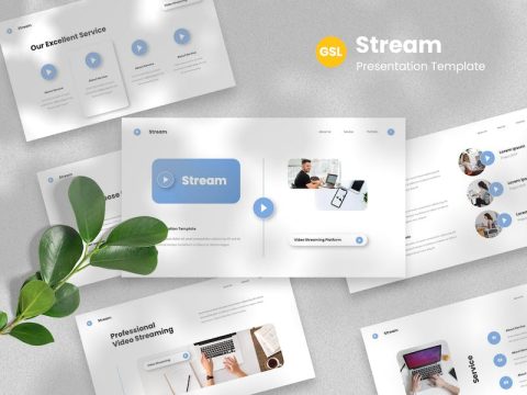 Stream - Video Streaming Google Slides Template LZZ3HW5