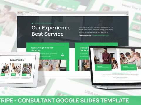 Stripe - Consultant Google Slide Template HXDXKD5