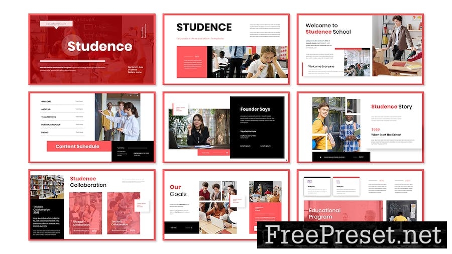 Studence - Education Presentation Google Slide MRFUP2R