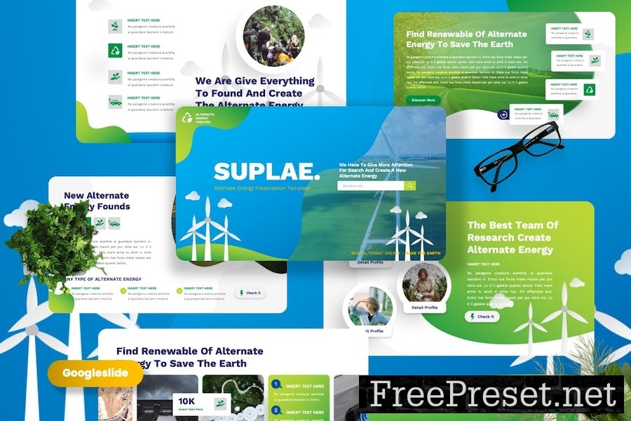 Suplae - Alternate Energy Googleslide Template DNJSRFJ