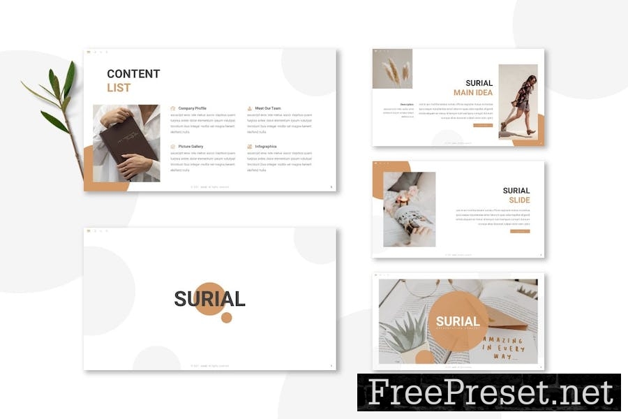 Surial - Google Slide Template 292Z47J