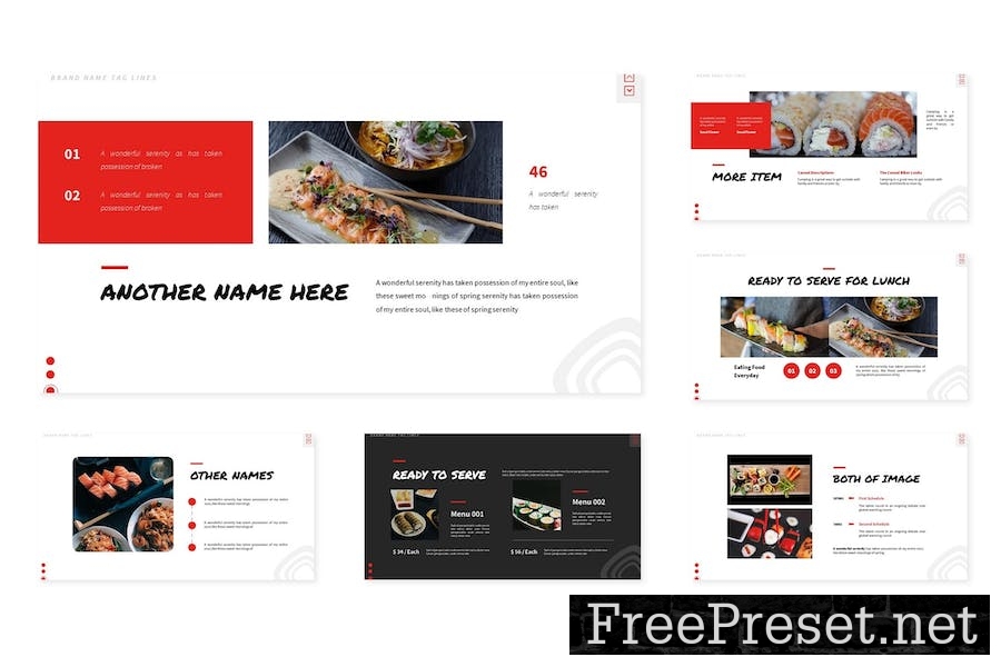 Sushi for Eat - Google Slides Powerpoint W2HS2V3