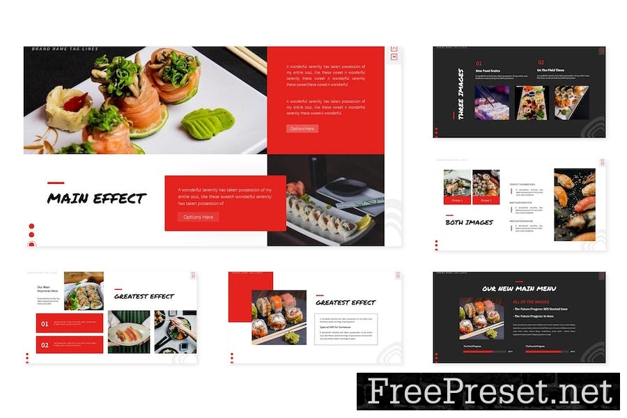 Sushi for Eat - Google Slides Powerpoint W2HS2V3