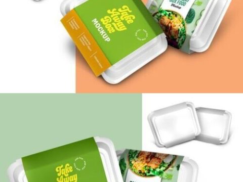 Take Away Food Mockup