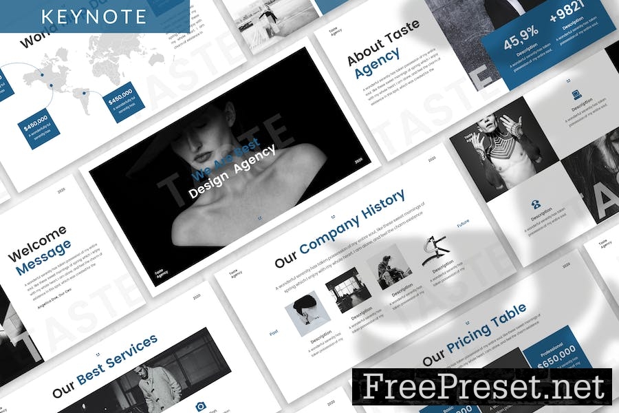 Taste - Business Keynote Template N29EJQR