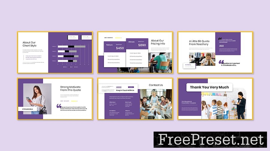 Teachery - Education Presentation Keynote Template 9YVU83X