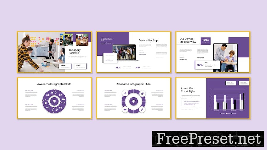 Teachery - Education Presentation Keynote Template 9YVU83X