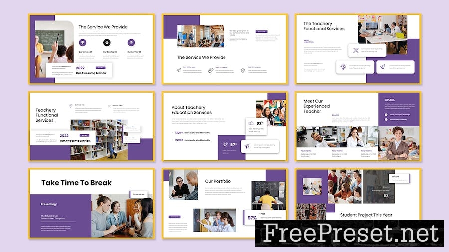 Teachery - Education Presentation Keynote Template 9YVU83X