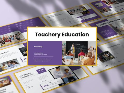 Teachery - Education Presentation Keynote Template 9YVU83X