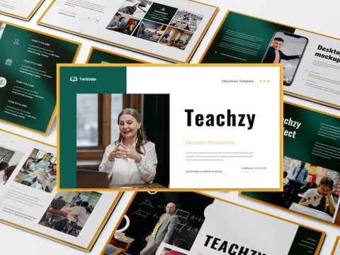 Teachzy - Education Presentation Google Slide SX6SAXB