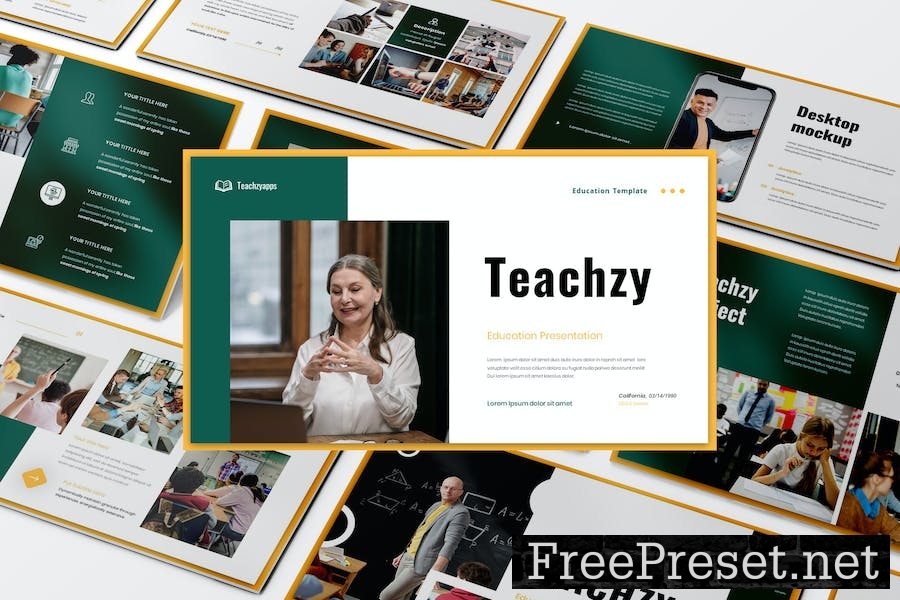 Teachzy - Education Presentation Google Slide SX6SAXB