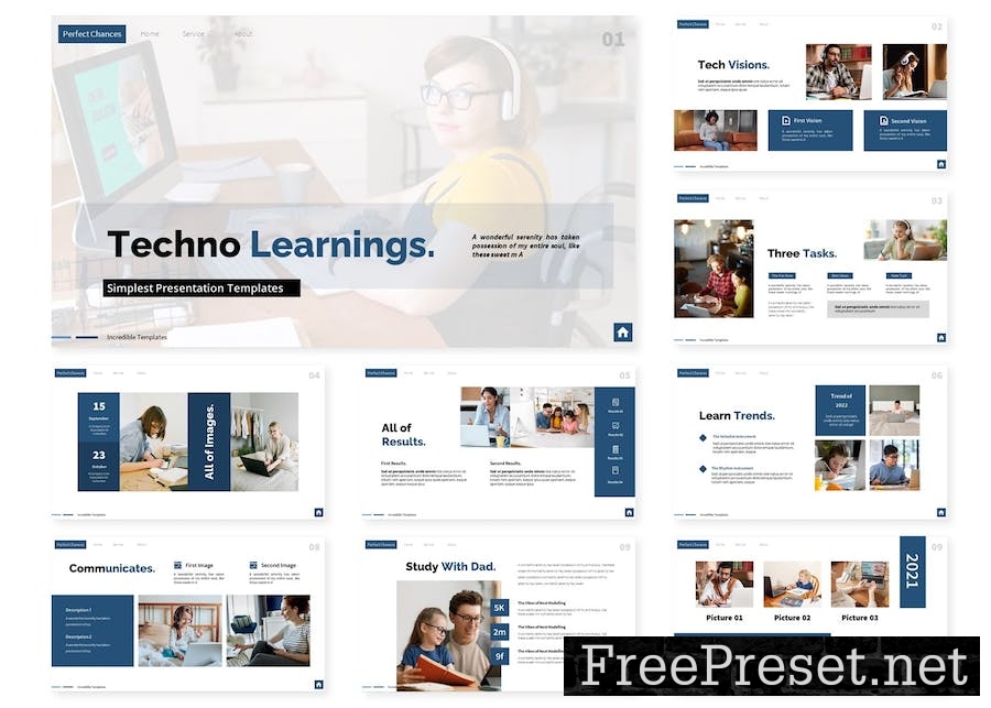 Techno Learning | Google Slides Template 45QCB4R