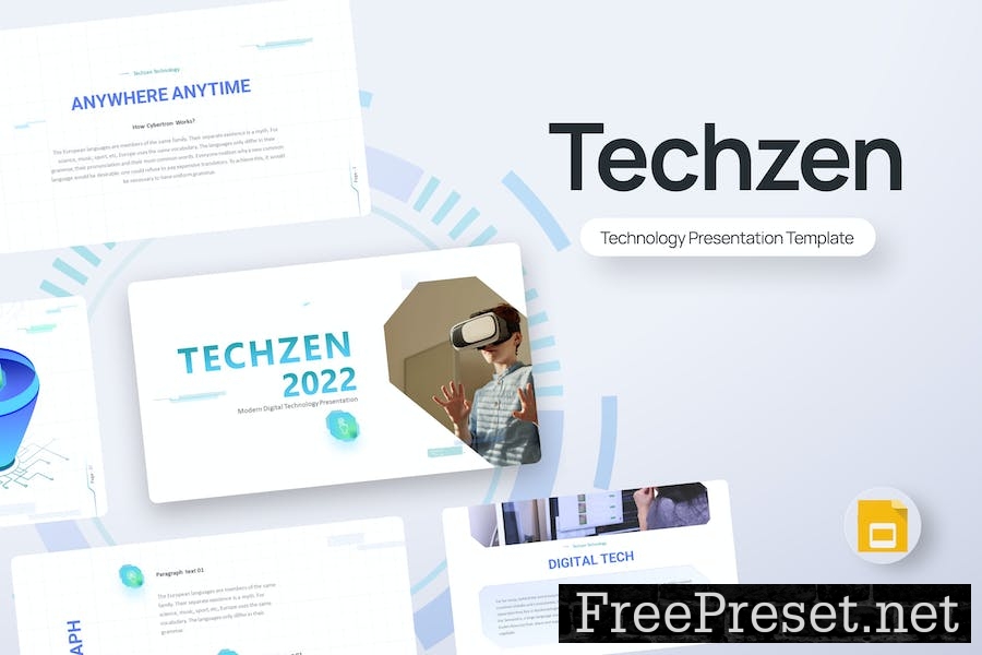 Techzen Technology Google Slides Template 8R7ZC3H