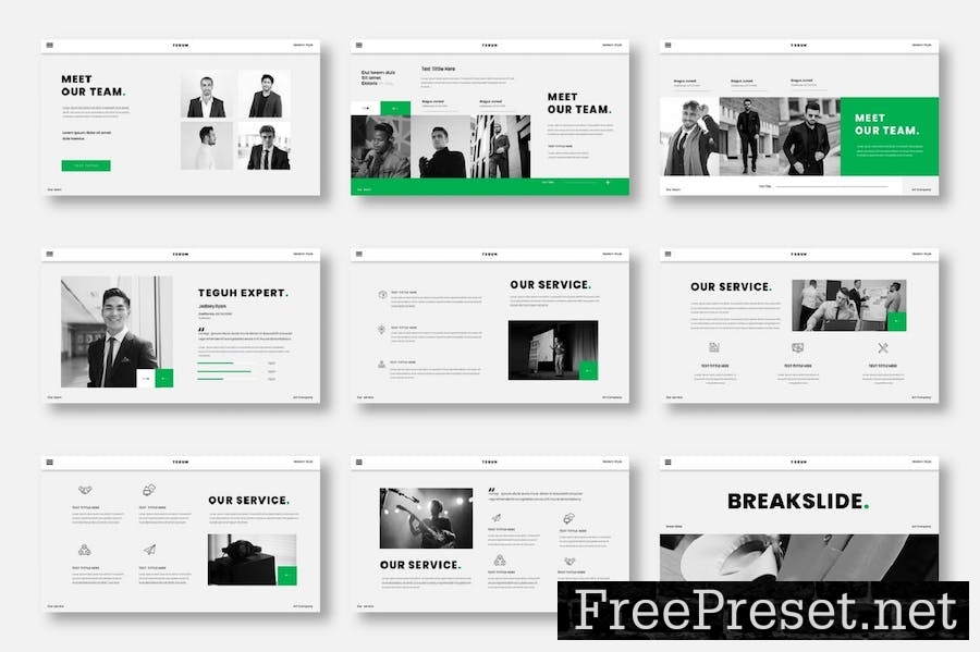 Teguh - Business Google Slide Template RUNEWF3